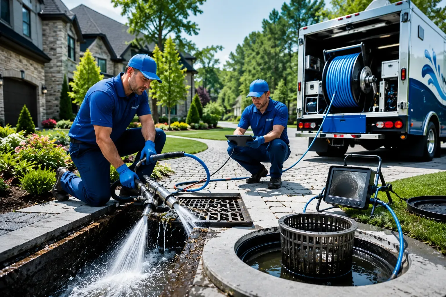 Local outdoor drain cleaning professionals in Lewisville, OH