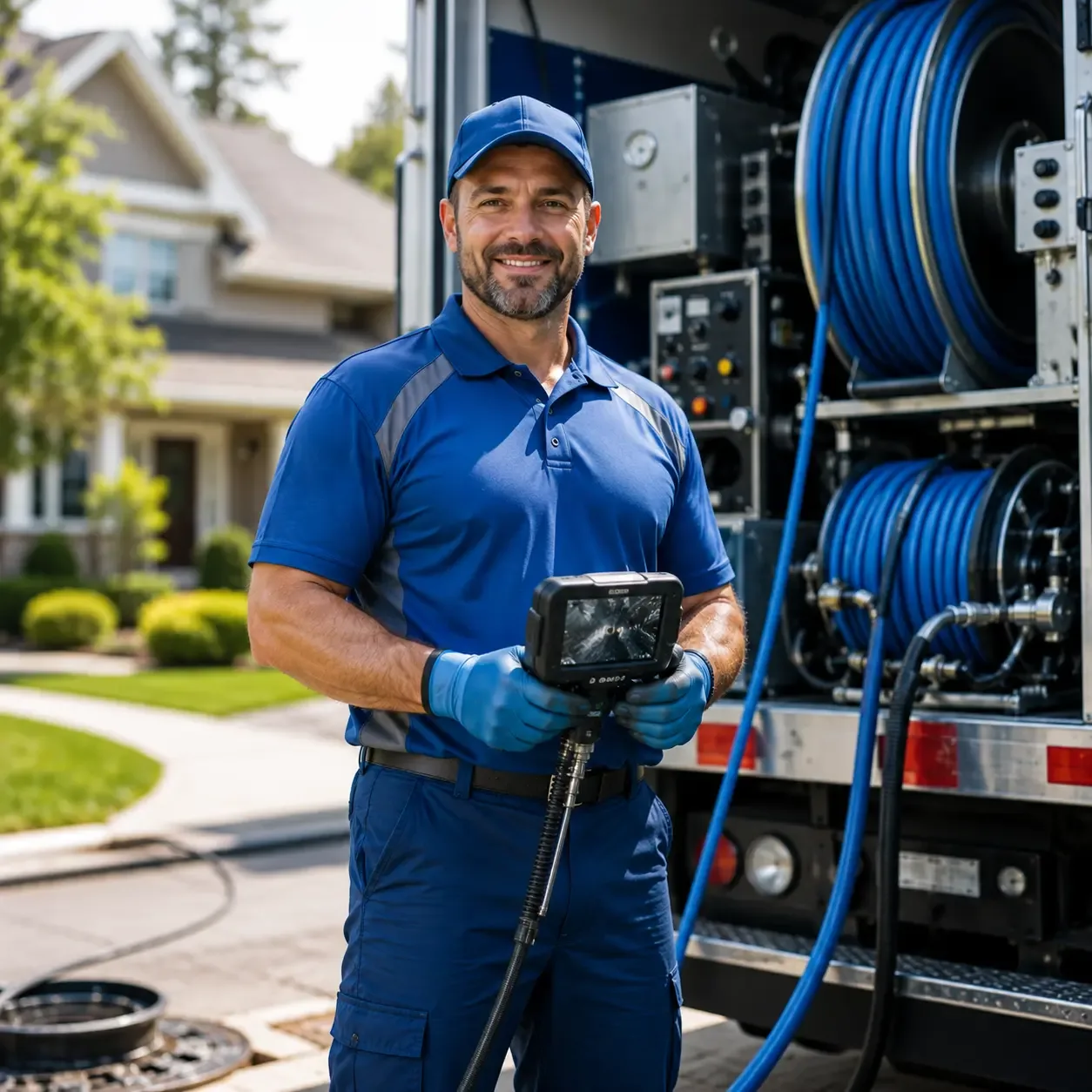 Local outdoor drain cleaning specialists in Lewisville, OH